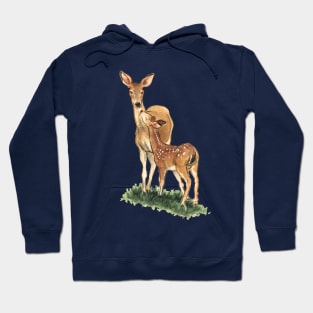 Deer puppy kiss Hoodie